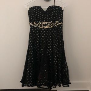 Anthropologie floral vintage strapless dress in 2